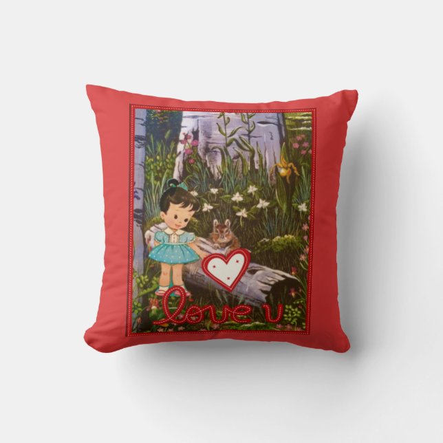 Kärlek U Valentine Pillow Kudde (Framsida)