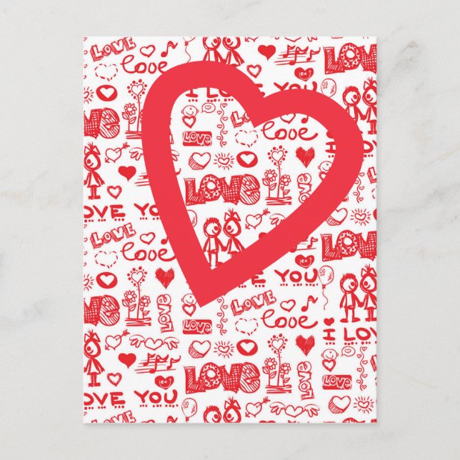 kärlek u vykort (Framsida)