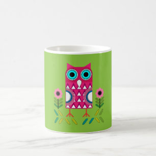 Kärlek Ugglor - Uggla Collector - Scandinavian Fol Kaffemugg