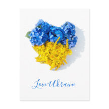 Kärlek Ukraina Blommig Konst