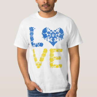 Kärlek Ukraina Heart Ukraina T Shirt