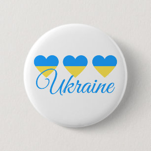 Kärlek Ukraina Knapp
