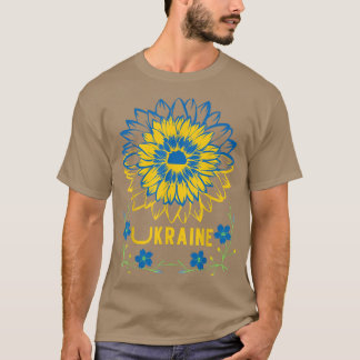 KÄRLEK Ukraina Solrossolrosolja, ukrainskt Flagga  T Shirt