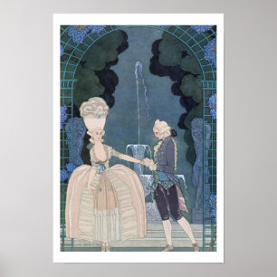 Kärlek under fontänen, illustration för 'FetesG Poster