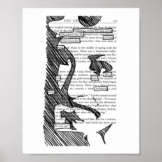 Kärlek (Underbaren Gatsby) Poster (Framsidan)