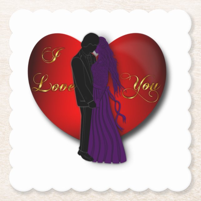 Kärlek Underlägg Papper (Framsida)