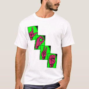 KÄRLEK undertecknar in språk T-shirt