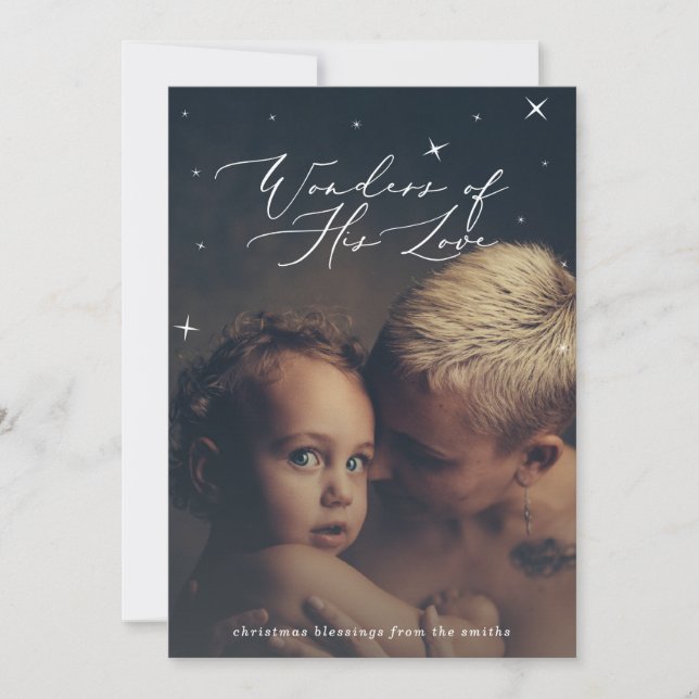 kärlek undrar julkort (Framsida)