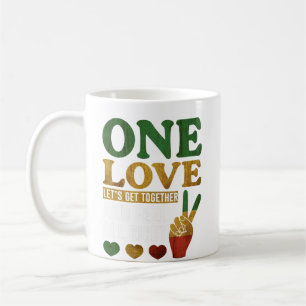 Kärlek Universal Kärlek, Jamaican Kärlek mugg, One Kaffemugg