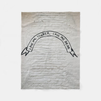 Kärlek: upphandla kärlek, kära väggcitat fleecefilt