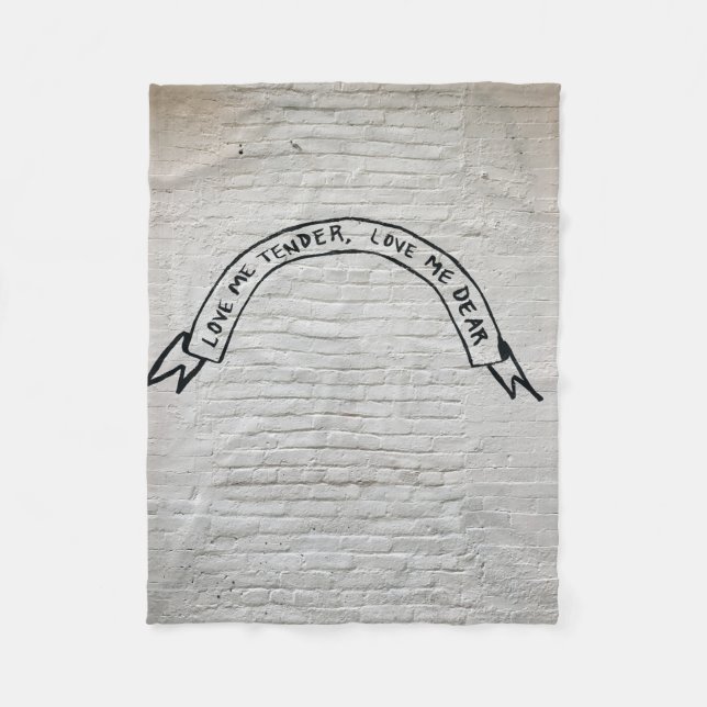 Kärlek: upphandla kärlek, kära väggcitat fleecefilt (Framsidan)