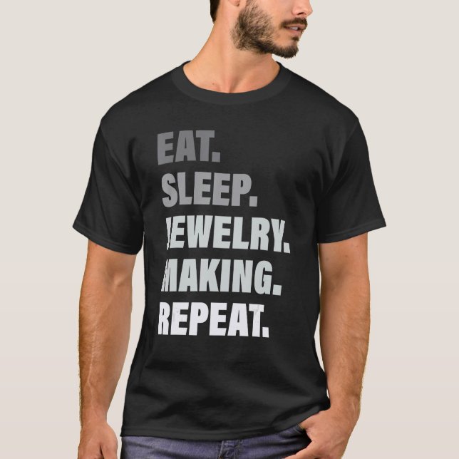 Kärlek Upprepad Processaa eterjuvelry Skapar i vil T Shirt (Framsida)