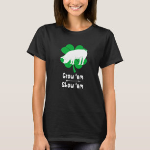 Kärlek Uppväxande Grisar Svindjur Visar Boskap Lan T Shirt