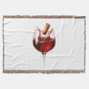 Kärlek Urkorkad Elegant Vinsplash Bröllopspresent Filt