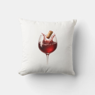 Kärlek Urkorkad Elegant Vinsprut Bröllopspresent Kudde