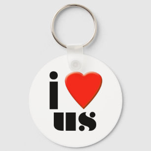 KÄRLEK USA NYCKELRING