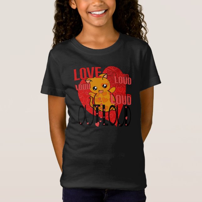 Kärlek ut Loud Tee Shirt (Framsida)