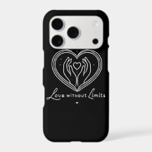 Kärlek utan gränser Modern iphone case