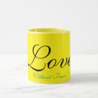 KÄRLEK UTAN RÄDSLA Design MUG Mugg