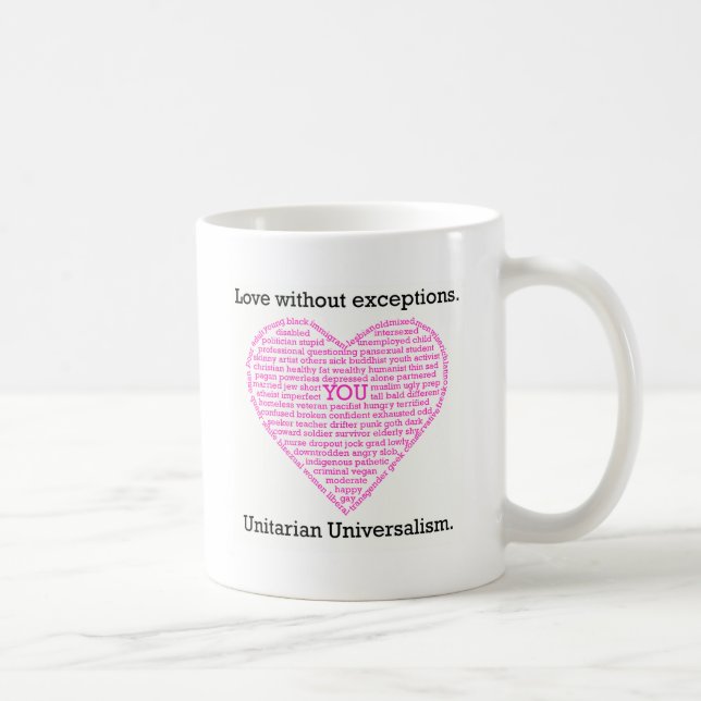 Kärlek utan undantag kaffemugg (Höger)