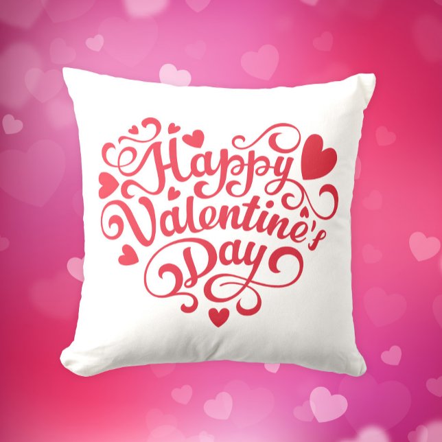 Kärlek Valentindagen Red Kudde (Skapare uppladdad)