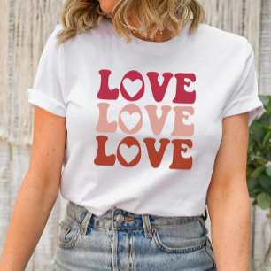 Kärlek Valentindagen Shirt T