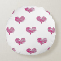 Kärlek Valentindagen Shock rosa Heart Sketch