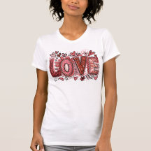Kärlek Valentindagen T-Shirt