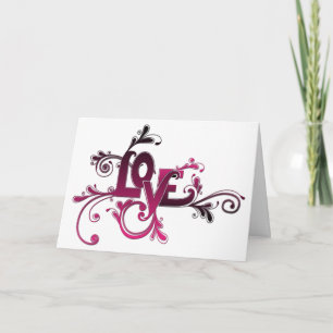 Kärlek Valentine Card Helgkort