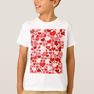 Kärlek, Valentine, Day, Heart, Women, Rosa, Ro T-shirt