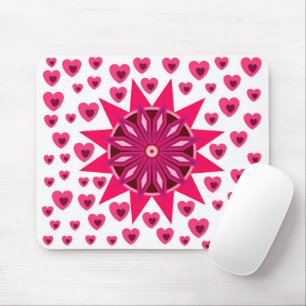 KÄRLEK VALENTINE, FÖDELSEDAGSFEST GIFT MED HEARTS  MUSMATTA
