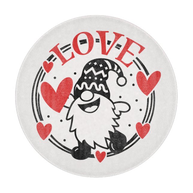 Kärlek Valentine Gnome Hearts (Framsidan)