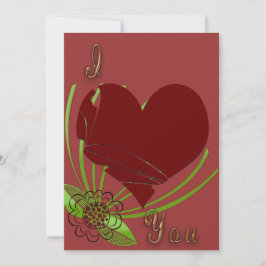 Kärlek Valentine Inbjudningar