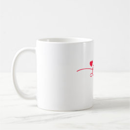 kärlek Valentine Kaffemugg