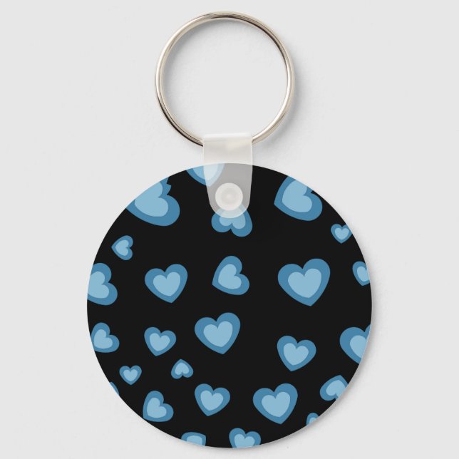 KÄRLEK VALENTINE PARTY MED HEARTS FLOWER GIFT KEYC NYCKELRING (Framsida)