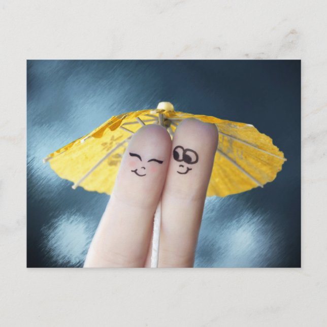 Kärlek Valentine vykort (Framsida)