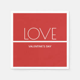 Kärlek Valentines day | Pappersservett