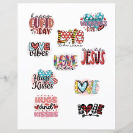 Kärlek Valentines day Romantisk skrapbook inslag