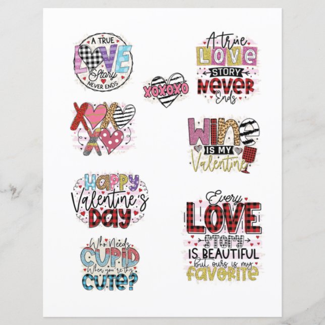Kärlek Valentines day Romantisk skrapbook inslag (Framsida)