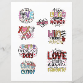 Kärlek Valentines day Romantisk skrapbook inslag