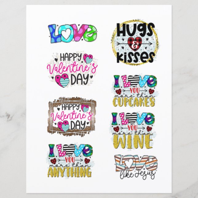 Kärlek Valentines day Romantisk skrapbook inslag (Framsida)