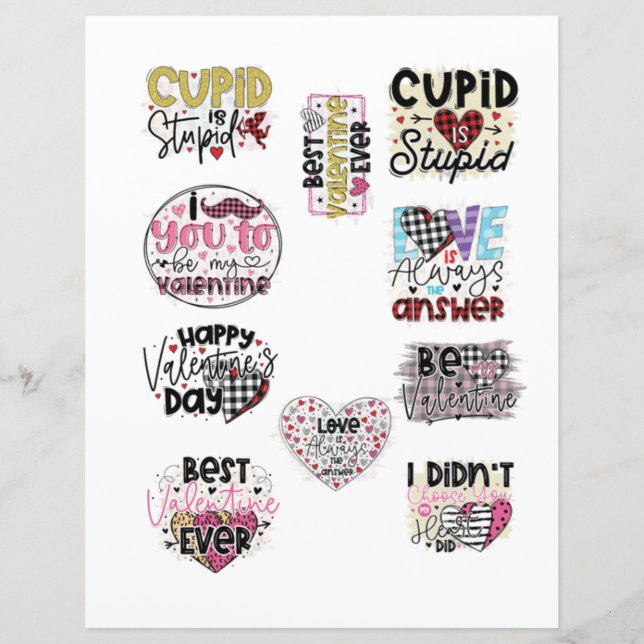 Kärlek Valentines day Romantisk skrapbook inslag (Framsida)