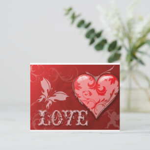 Kärlek Valentines day Vykort