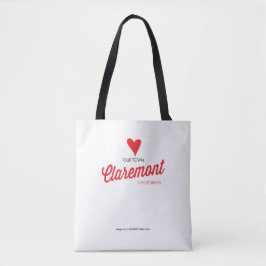 Kärlek vår egen Claremont CA - tote Bag Tygkasse