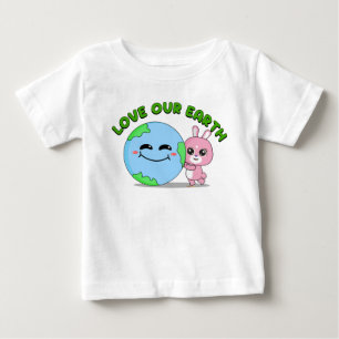 Kärlek Vår jord: Animal Frienz för barn T Shirt