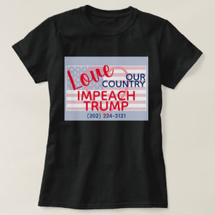 Kärlek Vår Land implicit Trumpkongressen T Shirt
