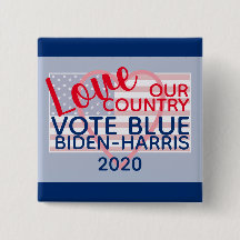 Kärlek Vår Land-röst Blue Biden-Harris 2020