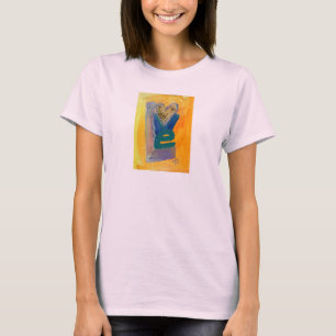 Kärlek Vår Stack Glitter inspirationerande Ord Shi T-shirt
