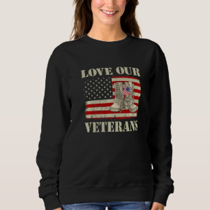 Kärlek Vår veterandag i veterandagen för veteranor T Shirt