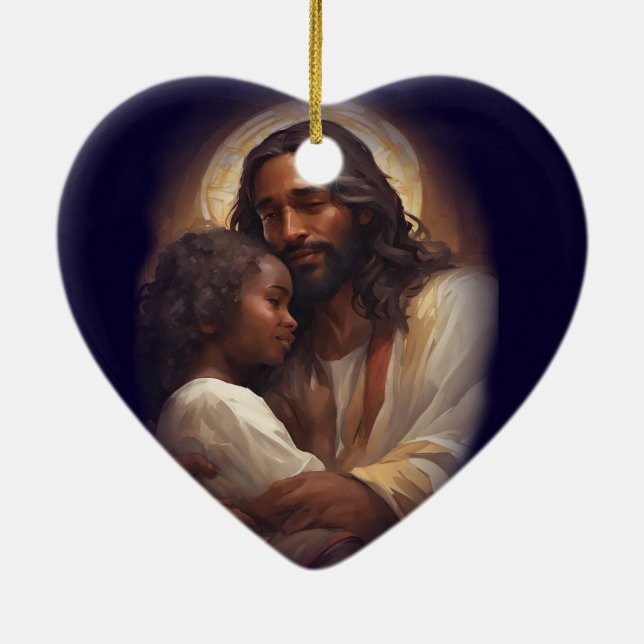 Kärlek varandra julgransprydnad keramik (Baksidan)